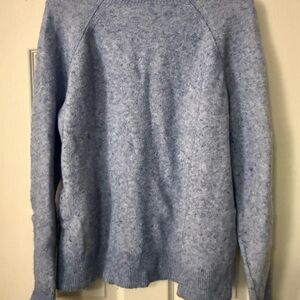 J.Crew Merino Wool Alpaca Blend Crewneck Sweater Blue Size L